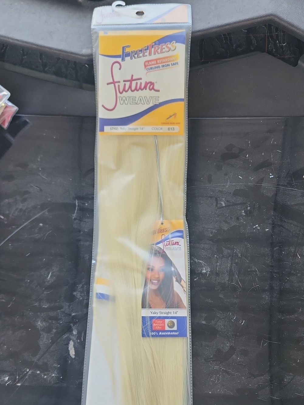 Futura Weave Yaky Straight Hair - Blonde (613) 14"